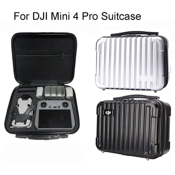 Для DJI Mini 4 Pro Чемодан для хранения Серебристый / черный Портативный Черный чехол для хранения аксессуаров для дронов для DJI Mini 4 Pro Boxs