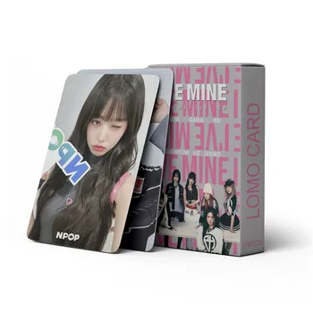 Kpop 55 шт./компл. IVE Новый Альбом I'VE MINE LOMO Card Коллекционная Открытка Wonyoung LIZ Gaeul Leeseo Eleven Girl Group Открытка Фотокарточка