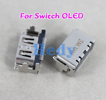 1шт для Nintendo Switch Oled Хост-База HDMI-совместимый ТВ-Разъем Порт Интерфейса Хвостовой Штекер Высокой Четкости