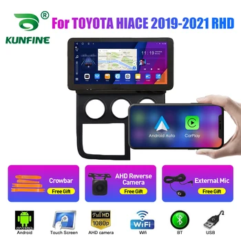 10,33-дюймовый автомобильный радиоприемник для TOYOTA HIACE 2019-2021 RHD 2Din Android Автомобильный стерео DVD GPS Навигационный плеер QLED экран Carplay