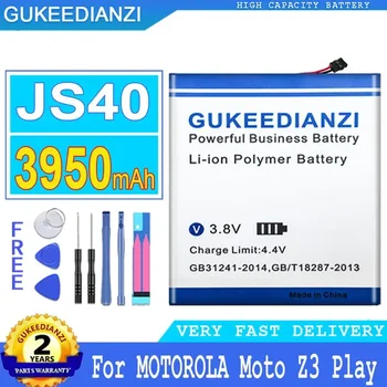 Аккумулятор GUKEEDIANZI JS40 3950 мАч для Motorola Moto Z3 Play Z3Play XT1929-1 XT1929-4 XT1929-5 XT1929-6 XT1929-8 Литиевая Батарея