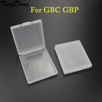 Белый пластиковый футляр для игровых карт TingDong, высококачественные футляры для игровых картриджей, коробки для Nintendo Gameboy GBC