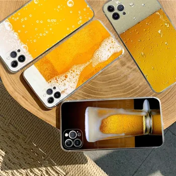 Чехол для телефона с холодным пивом для iPhone 14 13 12 11 Pro Max XS X XR SE 2020 6 7 8 Plus Mini Защитный чехол