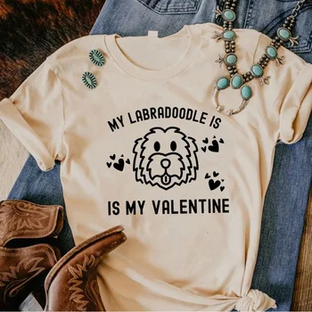 Женский топ Labradoodle, забавный летний уличный топ, графическая одежда для девочек y2k