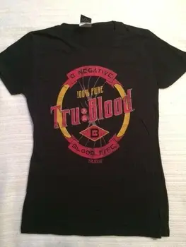 Футболка True Blood 100% Pure Label Girls Junior, Новая Неношеная, Официальная лицензия