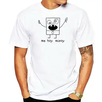 Мужская футболка Me Hoy Minoy Doodlebob Версия женской футболки
