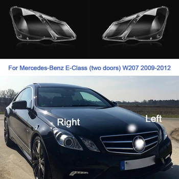 Для Mercedes-Benz E-Class Двухдверный W207 2009-2012 Стекло Фары Крышка объектива из Оргстекла Замена Корпуса Фары Автомобильные запчасти