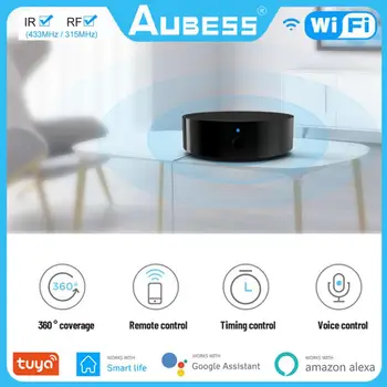 WiFi IR Control Hub Smart Home Blaster Инфракрасный Беспроводной пульт дистанционного управления через приложение Smart Life Tuya Работа с Alexa Google Home