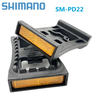 SHIMANO SM-PD22 SPD Cleat Плоская Педаль Горного Велосипеда Велосипед PD-22 Для M520 M540 M780 M980 Бесклипсовые Педали MTB PD22 mtb accessorie