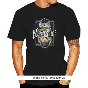 Новая футболка из серебряной фольги Moonshine Mason Jar