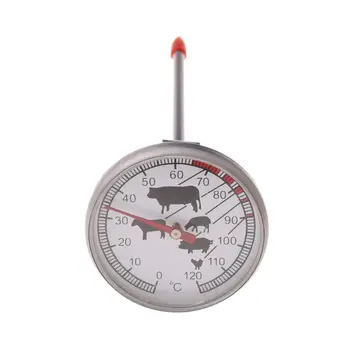 Датчик мгновенного считывания из нержавеющей стали, термометр для приготовления барбекю, измеритель для мяса, прямая поставка