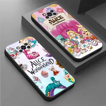 Чехол Cheshire Cat Alice для Xiaomi Redmi 10 9 12C 9T 9C A2 A1 Plus 12 10C 10A K60 K60E K40s 9A K50 Gaming K40 Pro Cover