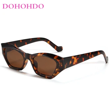 Солнцезащитные очки DOHOHDO Для мужчин 2024, роскошные брендовые дизайнерские очки для женщин, очки в маленькой оправе 