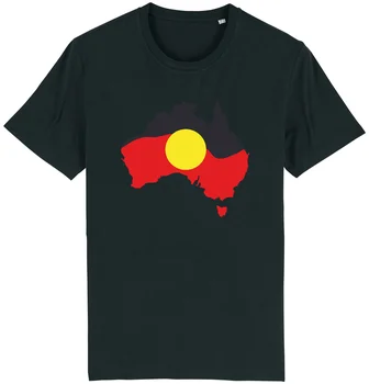 Футболка с австралийским флагом для аборигенов Австралии
