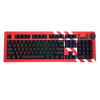 Игровая клавиатура Ajazz RGB Серебристый переключатель 110 клавиш с подсветкой из АБС-пластика USB игровая с сенсорным трекпадом magic keyboard с подсветкой rgb