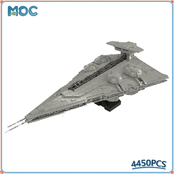 Космический крейсер серии Interdictor Космический корабль MOC Строительные блоки Боевая модель Сборка кирпичей высокой сложности Игрушки Подарок