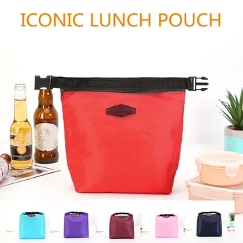 Портативная Термоизолированная сумка для ланча Сумка-холодильник для хранения Ланчбоксов Водонепроницаемая Женская сумка для переноски Picinic Food Tote Изоляционная сумка для Бенто