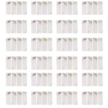 160 шт./лот DIY Креативная Ретро цветочная закладка Книжная метка Открытки для сообщений закладки
