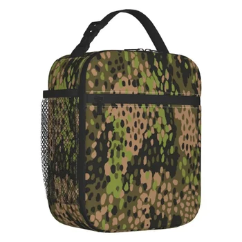 Изготовленная на заказ камуфляжная сумка для ланча WW2 для мужчин и женщин, кулер, термоизолированные ланч-боксы для офиса для взрослых