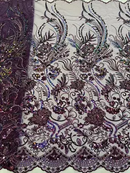 вышивка Французский тюль чистая кружевная ткань J-13066610 блестки африканская кружевная ткань для вечеринки вечерние платья свадебные