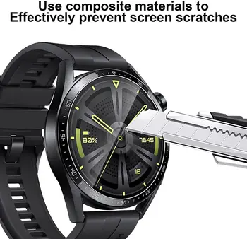 4ШТ Оригинальное Закаленное Стекло Премиум-класса 9H Для Huawei Watch 3 GT2 Pro GT GT3 46 мм Антивзрывная Защитная Пленка Для Экрана Защитная Крышка