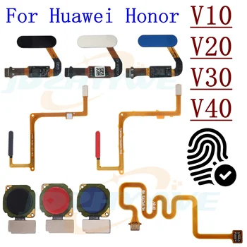 Сканер отпечатков пальцев для Huawei Honor View 10 20 30 40 V10 V20 V30 V40 Touch ID Подключение кнопки Home Удлинитель гибкий
