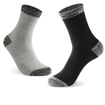Мужские спортивные носки, впитывающие пот, воздухопроницаемые, Летние Баскетбольные Длинные Носки, Тонкие Велосипедные хлопчатобумажные носки