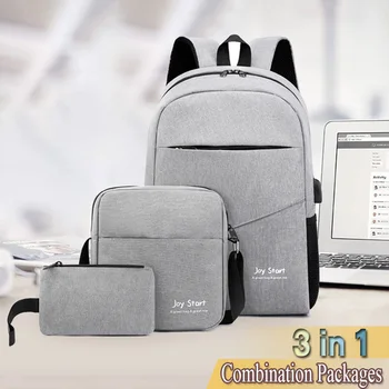 Набор из 3 предметов, деловая сумка для блокнота, Компьютерный рюкзак, сумка для карандашей, органайзер, сумка для рисования, рюкзак для рукоделия.