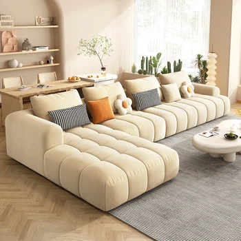 Диван с белым наполнителем из пенопласта, Мягкий Негабаритный диван Relax Nordic Lounge, Ленивый диван, Секционная кушетка, мебель для чтения, мебель для спальни