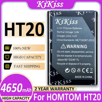 Аккумулятор мобильного телефона KiKiss емкостью 4650 мАч для HOMTOM HT20 Batterij Batteria + Номер для отслеживания