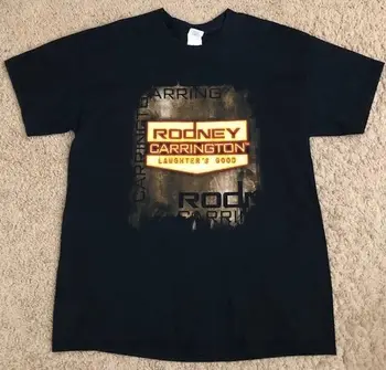 Мужская черная футболка Rodney Carrington Laughter's Good Concert Tour, размер большой