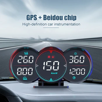 Сигнализация О Превышении Скорости И Усталости Вождения G17 Автомобильный Головной Дисплей GPS HUD Цифровой Датчик с питанием от USB КМ/ч, Миль/ч, Спидометр, Автомобильные Аксессуары