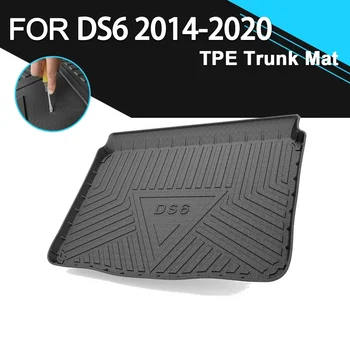 Коврик для задней крышки багажника автомобиля, резиновый TPE, Водонепроницаемые нескользящие аксессуары для грузовых лайнеров для Peugeot DS6 2014-2020