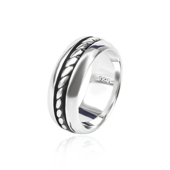 Кольца бренда JADE ANGEL для мужчин, кольца из белого позолоченного медного витого кабеля, Минималистичный дизайн, украшения для вечеринок, Повседневные