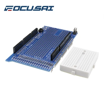 Плата расширения прототипа хлеба FOCUSAI MEGA2560 V3 Плата расширения для разработки мини-печатной платы для Arduino