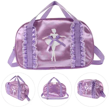 Детская балетная сумка через плечо для девочек, дорожные сумки для танцев, спортивные