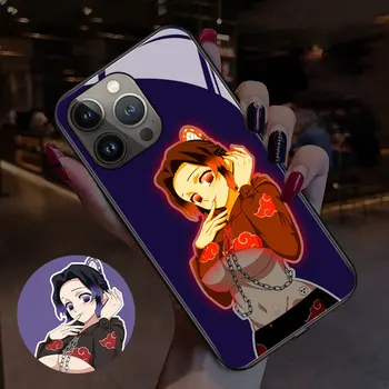 Аниме Сексуальная девушка, светящийся чехол для телефона Realme 9 Pro GT Neo 2 3 GT Master GT2 Q3 Q5 Pro V23 V25, стеклянная крышка