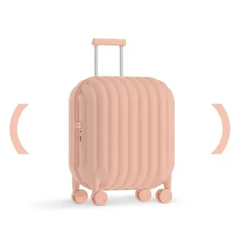 Новый дизайн багажа на колесиках, дорожный чемодан, Многофункциональные чемоданы, унисекс, кейс для тележки с паролем, Маленький модный багажник