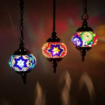 Artpad 20 видов турецких подвесных светильников Colorul, характерная национальная люстра ручной работы, светодиодная для кафе, торгового центра, бара
