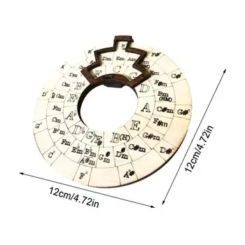 Деревянный мелодический инструмент Circle Of Fifths Wheel Расширит ваши игровые возможности При написании песен и изучении музыки