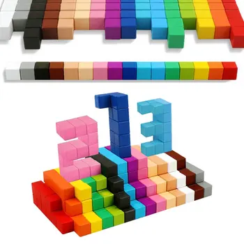 Строительные блоки Дизайнерские красочные кубики из АБС-пластика, штабелирующие блоки, модель 