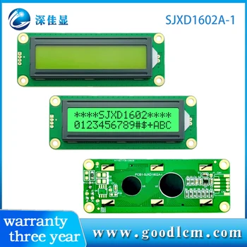 1602A-1LCD дисплей 16x2 Lcm дисплейный модуль STN emerald С положительной изумрудной подсветкой AIP31068L драйвер 5/3 В