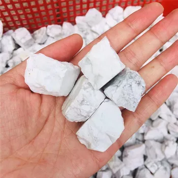 Необработанные кристаллы белого хрусталя, целебные камни, грубый хаулит для украшения дома