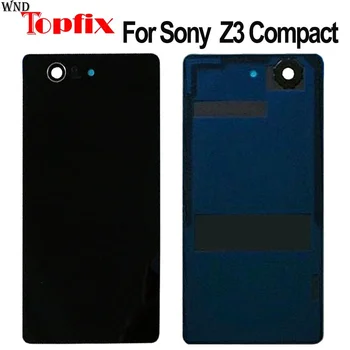 Заднее Стекло Для Sony Xperia Z3 Compact Крышка Батарейного отсека Корпус Корпуса Для Sony Z3 Mini Задняя Крышка Батарейного отсека Дверца Батарейного отсека D5803