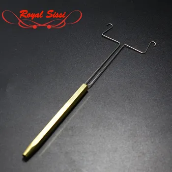Royal Sissi Y-образный дубляжный твистер спиннер для завязывания мух прочный инструмент для дубляжа с длинной латунной ручкой общие инструменты для завязывания мух снасти