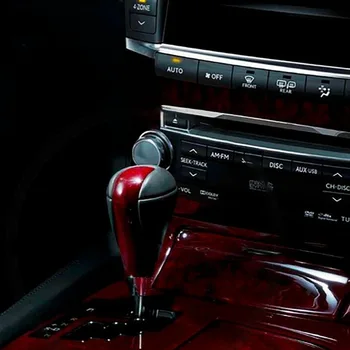 Красная кожаная ручка переключения передач автоматической коробки передач для ES IS RX GS Высокое качество