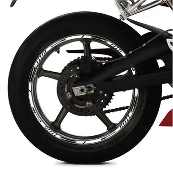 Наклейки для шин мотоциклов, внутренняя полоса колеса, светоотражающие декоративные наклейки, подходящие для наклейки BMW S1000RR