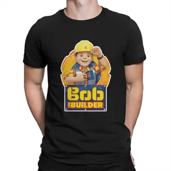 Мужская футболка с рисунком инженера-строителя Bob The Builder, модная футболка, уличная одежда в стиле харадзюку, новый тренд