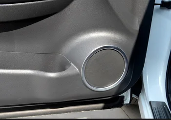 Для Nissan QASHQAI 2016-2021 Высококачественное ABS Хромированное звуковое украшение двери автомобиля, кольцо для защиты от царапин, автомобильные аксессуары