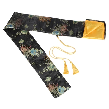 Сумка для самурайских мечей Тайцзи-Сумка для приема мечей Прочный держатель для хранения Мечей Защитный чехол Сумка для бамбуковых мечей Шелковая сумка